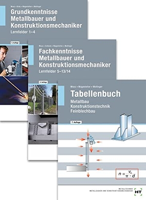 Moos, Josef / Schieck, Jörg et al. Paketangebot Heavy Metal(l) 1 - Metallbau Lernfelder 1-13 + Tabellenbuch. Handwerk + Technik GmbH, 2022.