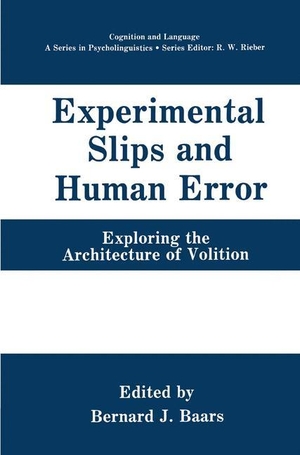 Baars, Bernard J. (Hrsg.). Experimental Slips and Human Error - Exploring the Architecture of Volition. Springer US, 1992.
