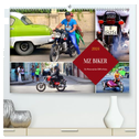 MZ BIKER - Ein Motorrad der DDR in Kuba (hochwertiger Premium Wandkalender 2024 DIN A2 quer), Kunstdruck in Hochglanz