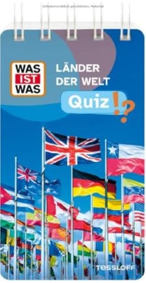 Tessloff Verlag Ragnar Tessloff GmbH & Co. KG (Hrsg.). WAS IST WAS Quiz Länder der Welt. Tessloff Verlag, 2026.