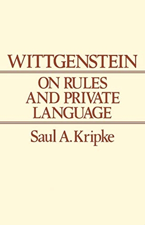 Kripke. Wittgenstein Rules and Private. John Wiley & Sons, 1984.