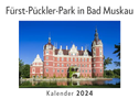Fürst-Pückler-Park in Bad Muskau (Wandkalender 2024, Kalender DIN A4 quer, Monatskalender im Querformat mit Kalendarium, Das perfekte Geschenk)