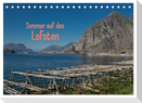 Sommer auf den Lofoten (Tischkalender 2024 DIN A5 quer), CALVENDO Monatskalender