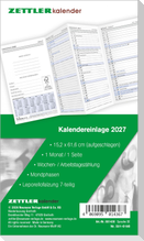 Kalenderersatzeinlage TP 1M/1S Leporello 2027