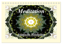 Meditation - Asiatische Weisheiten (Tischkalender 2024 DIN A5 quer), CALVENDO Monatskalender