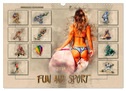 Fun and Sport (Wandkalender 2024 DIN A3 quer), CALVENDO Monatskalender