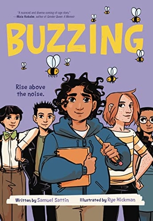 Sattin, Samuel. Buzzing (A Graphic Novel). Jessica Kingsley Publishers, 2023.