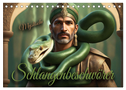 Mystische Schlangenbeschwörer (Tischkalender 2025 DIN A5 quer), CALVENDO Monatskalender
