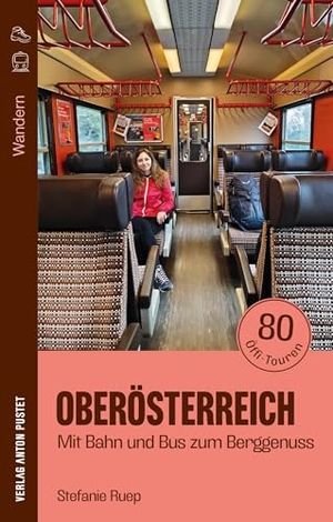 Ruep, Stefanie. Wandern in Oberösterreich: Mit Bahn und Bus zum Berggenuss - 80 Öffi-Touren. Praktisches, handliches Wanderbuch, mit Kartenausschnitten, GPX-Dateien zum Download und Einkehrtipps. Pustet Anton, 2025.