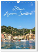 Blauer Ligurien Sommer (Wandkalender 2024 DIN A4 hoch), CALVENDO Monatskalender