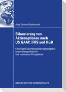 Bilanzierung von Aktienoptionen nach US GAAP, IFRS und HGB