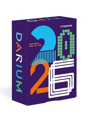 Harmsen, Lars / Raban Ruddigkeit. Typodarium 2026 - A 365 Day Type Calendar with a Fresh Font for Every Day. Hardie Grant Books, 2025.