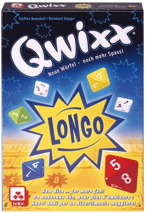 Nürnberger Spielkarten Verlag (Hrsg.). Qwixx - Longo - International. Königsfurt-Urania, 2022.