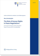 The Role of Human Rights in Peace Negotiations