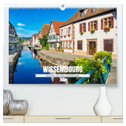 Wissembourg - Das Elsass von seiner schönsten Seite (hochwertiger Premium Wandkalender 2024 DIN A2 quer), Kunstdruck in Hochglanz