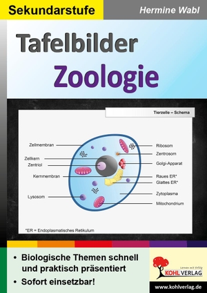 Wabl, Hermine. Tafelbilder Zoologie - Biologische Themen schnell und praktisch präsentiert. Kohl Verlag, 2022.