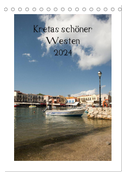Kretas schöner Westen (Tischkalender 2024 DIN A5 hoch), CALVENDO Monatskalender