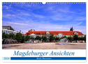 Magdeburger Ansichten (Wandkalender 2024 DIN A3 quer), CALVENDO Monatskalender