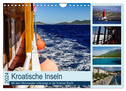 Kroatische Inseln - Mit dem Motorsegler unterwegs in der Kvarner Bucht (Wandkalender 2024 DIN A4 quer), CALVENDO Monatskalender