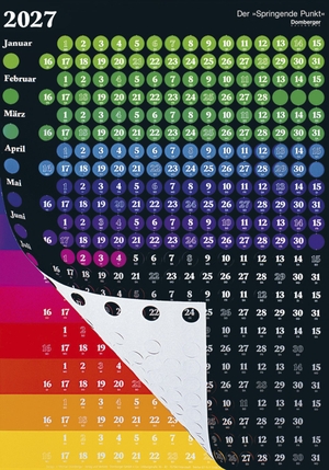 Domberger Calendars (Hrsg.). Der Springende Punkt schwarz 2027 - Das Original. Neumann Verlage GmbH & Co, 2026.