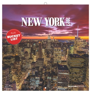 Neumann Verlage GmbH & Co KG (Hrsg.). New York 2027 - Wandkalender 30x30 cm (30x60 cm geöffnet) mit Notizkalendarium, 12 New-York-Motiven und Bucket-List. Neumann Verlage GmbH & Co, 2026.
