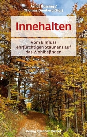 Büssing, Arndt / Thomas Dienberg (Hrsg.). Innehalten - Vom Einfluss ehrfürchtigen Staunens auf das Wohlbefinden. Pustet, Friedrich GmbH, 2024.