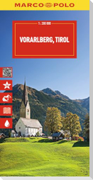 MARCO POLO Reisekarte Österreich 03 Vorarlberg, Tirol 1:200.000