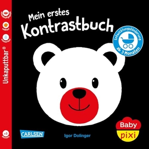 Baby Pixi (unkaputtbar) 156: Mein erstes Kontrastbuch ab 3 Monaten - wasserfest, schadstoffgeprüft, reißfest. Carlsen Verlag GmbH, 2024.