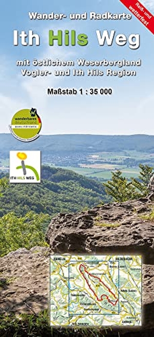Kartographische Kommunale Verlagsgesellschaft mbH (Hrsg.). Ith Hils Weg 1 : 35 000 - mit östlichem Weserbergland Vogler- und Ith Hils Region. Kartographische Komm. Ver, 2021.