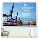 Der Hamburger Hafen - Touristenattraktion, Güterumschlag, Arbeitsstätte (hochwertiger Premium Wandkalender 2025 DIN A2 quer), Kunstdruck in Hochglanz