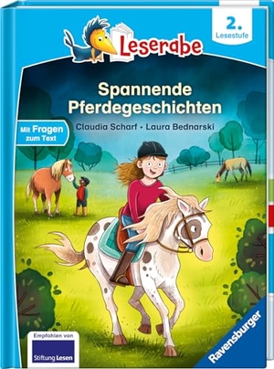 Scharf, Claudia. Leserabe 2. Lesestufe - Spannende Pferdegeschichten. Ravensburger Verlag, 2024.