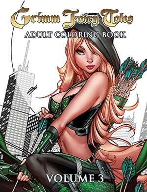 None. Grimm Fairy Tales Adult Coloring Book Volume 3. Diamond Comic Distributors, 2022.