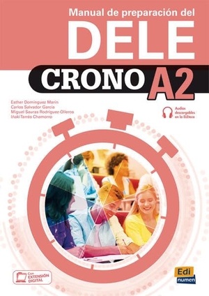 Domínguez Marín, Esther / Salvador García, Carlos et al. Crono A2. Übungsbuch mit Schlüssel + Code - Manual de preparación del DELE A2 / Übungsbuch mit Schlüssel + Code. Hueber Verlag GmbH, 2026.