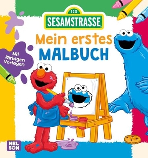 Sesamstraße: Mein erstes Malbuch - Mit farbigen Vorlagen. Nelson Verlag, 2025.