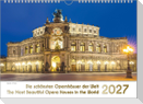Opernhäuser, ein Musik-Kalender 2027, DIN A4