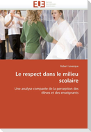 Le respect dans le milieu scolaire