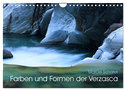 Farben und Formen der Verzasca (Wandkalender 2025 DIN A4 quer), CALVENDO Monatskalender