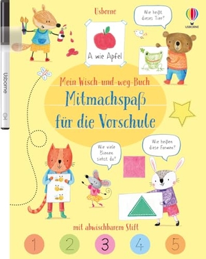 Bathie, Holly / Jessica Greenwell. Mein Wisch-und-weg-Buch: Mitmachspaß für die Vorschule. Usborne Verlag, 2021.