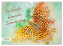 Steckbriefe heimischer Schmetterlinge (Wandkalender 2024 DIN A4 quer), CALVENDO Monatskalender