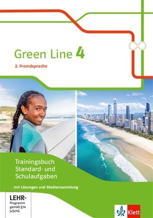 Green Line 4. Ausgabe 2. Fremdsprache. Trainingsbuch Standard- und Schulaufgaben, Heft mit Lösungen und CD-Extra Klasse 9 - Trainingsbuch Standard- und Schulaufgaben, Heft mit Lösungen und Mediensammlung Klasse 9. Klett Ernst /Schulbuch, 2021.