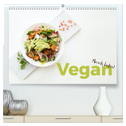 Vegan - Mmmh lecker! (hochwertiger Premium Wandkalender 2025 DIN A2 quer), Kunstdruck in Hochglanz