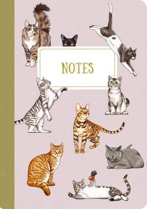 Notizhefte DIN A5 - Notes (I love cats & dogs). Coppenrath F, 2023.