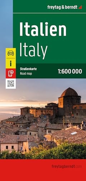 freytag & berndt Straßenkarte Italien 1:600.000 - Mit Infos, Innenstadtpläne. Freytag + Berndt, 2026.