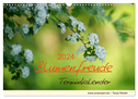 Blumenfreude Terminkalender (Wandkalender 2024 DIN A3 quer), CALVENDO Monatskalender