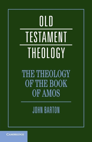 Barton, John. The Theology of the Book of Amos. Cambridge University Press, 2015.