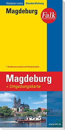 Falk Stadtplan Extra Standardfaltung Magdeburg 1:20 000