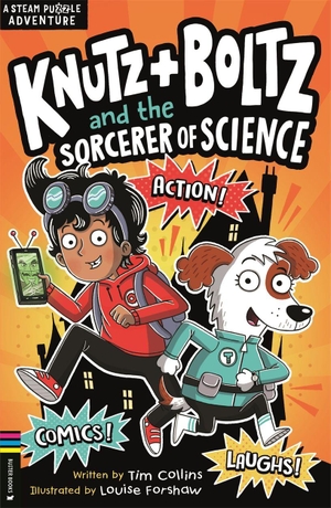 Collins, Tim. Knutz and Boltz and the Sorcerer of Science - A STEAM Puzzle Adventure. Michael O'Mara Books Ltd, 2024.