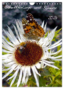 Schmetterlilnge und Blumen (Wandkalender 2024 DIN A4 hoch), CALVENDO Monatskalender