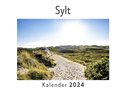 Sylt (Wandkalender 2024, Kalender DIN A4 quer, Monatskalender im Querformat mit Kalendarium, Das perfekte Geschenk)