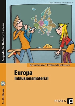 Schönhals, Elena / Cathrin Spellner. Europa - Inklusionsmaterial Erdkunde - (5. bis 10. Klasse). Persen Verlag i.d. AAP, 2026.